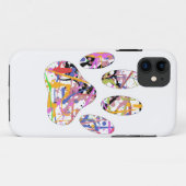 Paint Spritzer Dog Paw Print Case-Mate iPhone Hülle (Rückseite (Horizontal))