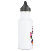 Paint Spritzer Dog Paw Print Trinkflasche (Links)
