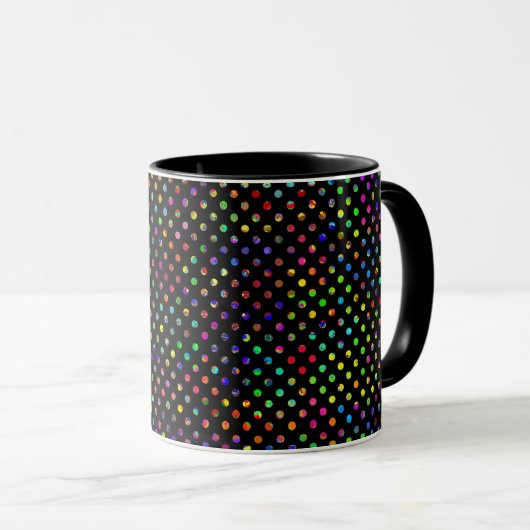 Paint Spritzer Dots Tasse (VorderseiteRechts)