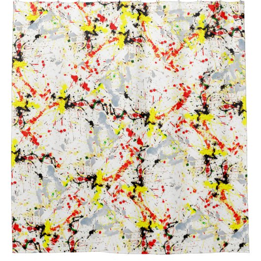 Paint Spritzer Duschvorhang (Vorderseite)