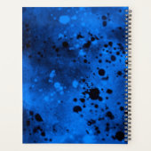 Paint Spritzer Effect Blue & Black Planer (Rückseite)