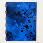 Paint Spritzer Effect Blue & Black Planer (Vorderseite)