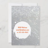 Paint Spritzer Einladung| Party für farbige Kinder Einladung (Rückseite)