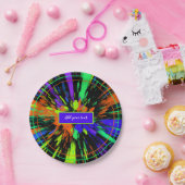 Paint Spritzer Farbenfrohe Nebel Custom Pappteller (Party)