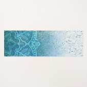 Paint Spritzer Floral Design Yogamatte (Vorderseite (Horizontal))