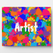 Paint Spritzer Fotoplatte (Vorderseite)