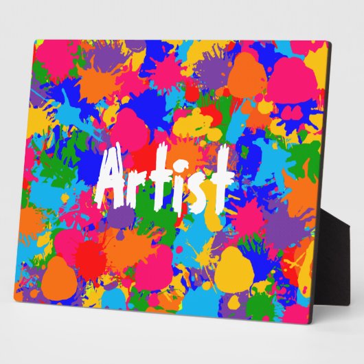 Paint Spritzer Fotoplatte (Seite)