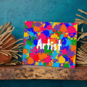 Paint Spritzer Fotoplatte (Seite)