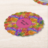 Paint Spritzer Fun - Fingerfarben zum Feiern Untersetzer (angewinkelt)