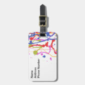 Paint Spritzer Gepäckanhänger (Vorderseite vertikal)