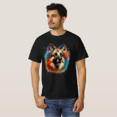 Paint Spritzer German Shepherd T-Shirt (Vorne ganz)