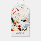 Paint Spritzer Geschenkanhänger (Vorderseite)