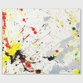 Paint Spritzer Geschenkpapier (Flach)