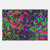 Paint Spritzer Geschenkpapier Set (Vorderseite 2)