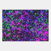 Paint Spritzer Geschenkpapier Set (Vorderseite)