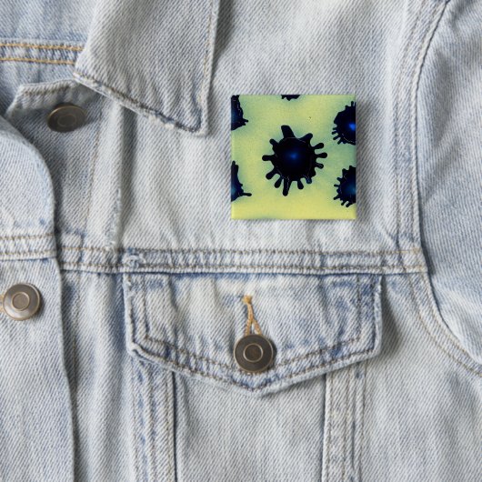 Paint-Spritzer in Blau Button (Beispiel)