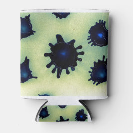 Paint-Spritzer in Blau Dosenkühler