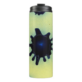 Paint-Spritzer in Blau Thermosbecher