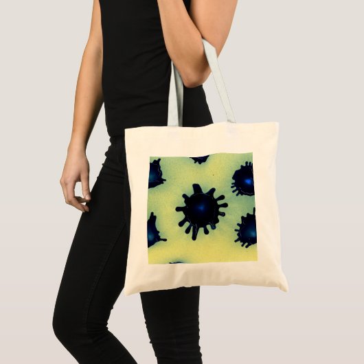 Paint-Spritzer in Blau Tragetasche (Vorderseite (Produkt))