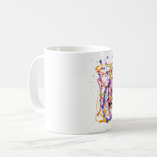 Paint Spritzer Kaffeetasse (Vorderseite Links)