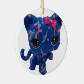 Paint Spritzer Kitty Ornament (Rechts)