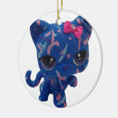 Paint Spritzer Kitty Ornament (Links)