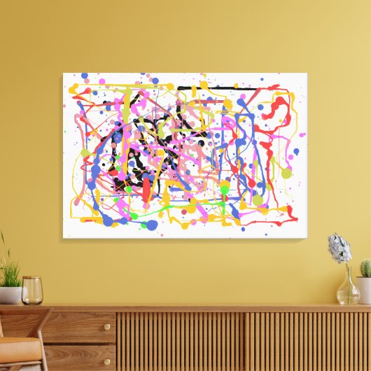 Paint Spritzer Leinwanddruck (Insitu (Wohnzimmer))