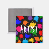 Paint Spritzer Magnet (Vorderseite/Rückseite)