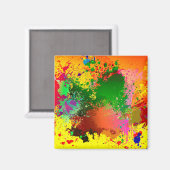 Paint Spritzer Magnet (Vorderseite/Rückseite)