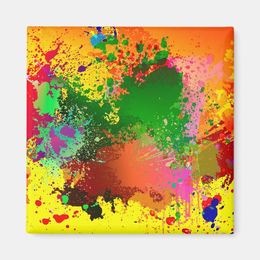 Paint Spritzer Magnet (Vorne)