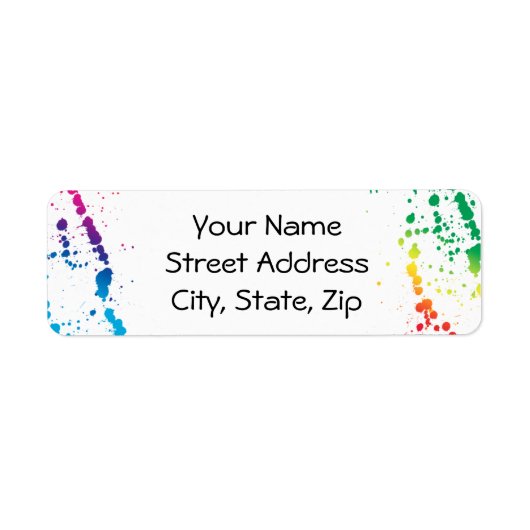 [Paint Spritzer] Moderner Abstrakter Künstler (Vorne)