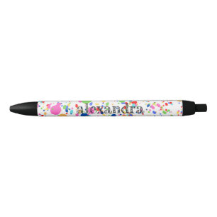 Paint Spritzer Name Tinte Pen - Multi Rainbow Kugelschreiber