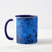 Paint Spritzer Neon blau Tasse (Links)