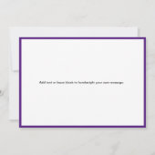 Paint Spritzer Neon Foto Danke, dass Sie die Karte (Rückseite)