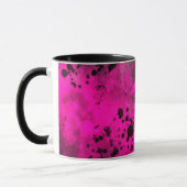 Paint Spritzer Neon pink Tasse (Links)