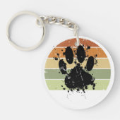 Paint Spritzer Paint Paint Pad Pad Retro Sunset ge Schlüsselanhänger (Vorderseite)