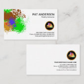 Paint Spritzer Painter Peeling Visitenkarte (Vorne/Hinten)
