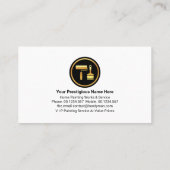 Paint Spritzer Painter Service Visitenkarte (Rückseite)