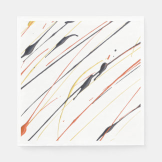 Paint Spritzer Paper Napkins flammendes Leder Serviette