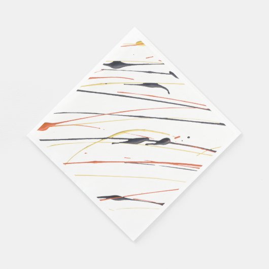 Paint Spritzer Paper Napkins flammendes Leder Serviette (Ecke)