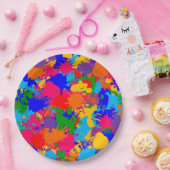Paint Spritzer Pappteller (Party)