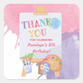 Paint Spritzer Party Danke, Stickers (Vorderseite)