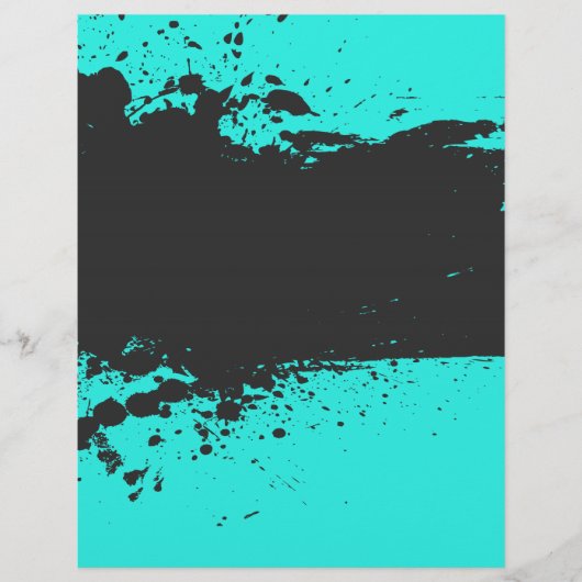 Paint Spritzer Party Flyer (Vorne)