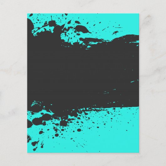 Paint Spritzer Party Flyer (Vorne)