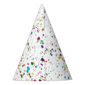 Paint Spritzer Party Partyhütchen (Rückseite)