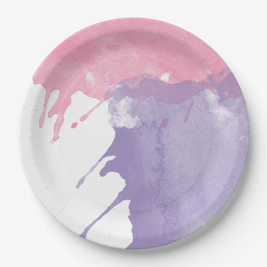 Paint Spritzer Party Teller (Vorderseite)