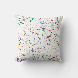 Paint Spritzer Pillow Kissen
