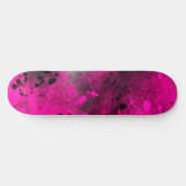 Paint Spritzer Pink Skateboard (Horizontal)