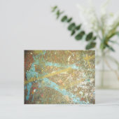 Paint Spritzer Postcard Postkarte (Stehend Vorderseite)