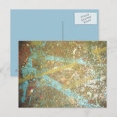 Paint Spritzer Postcard Postkarte (Vorne/Hinten)